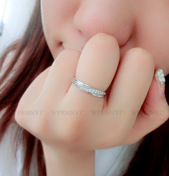 Модный простой стиль розовый золотой цвет цирконий микро проложенный Нежный