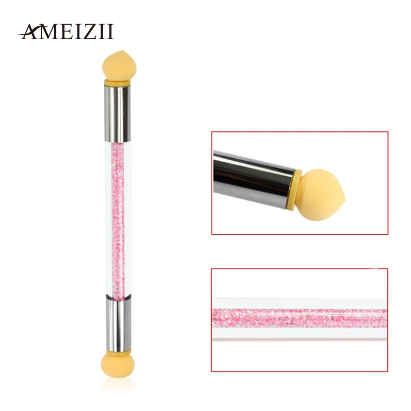 AMEIZII 1 набор кистей для ногтей розовая блестящая пудра Набор раскрашивания