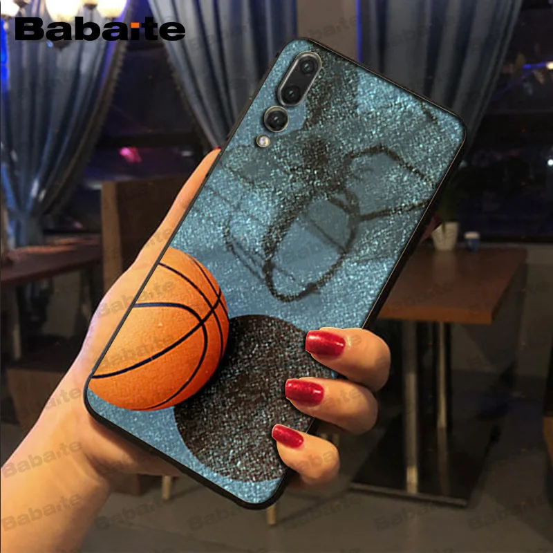 Сжигание Баскетбол Спорт поле телефон аксессуары чехол для huawei p20 pro p20lite p9lite nova 3i