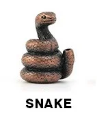 Bronze snake Мини размер Латунь Бронза Медь Китайский 12 зодиака фигурки животных подставка для ароматических палочек офисный стол Декоративные - Цвет: Bronze snake