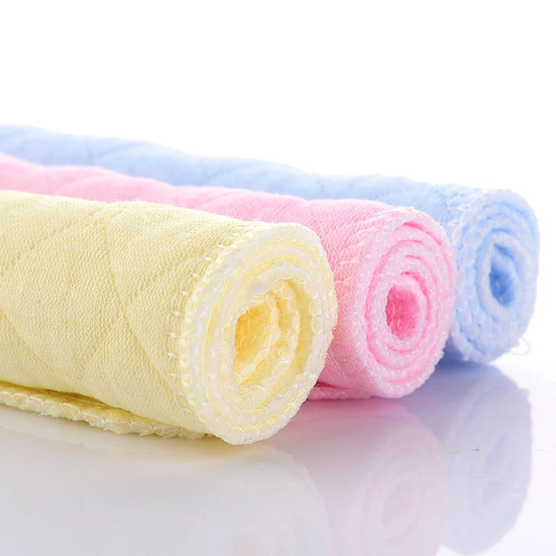 10 шт. подкладка подгузников для младенцев Многоразовые моющиеся вставки ткань