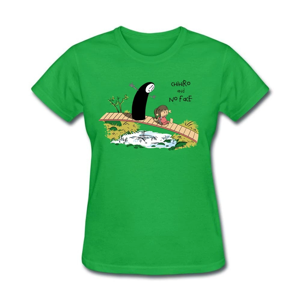 Женская футболка с круглым вырезом без лица|no face|friendship shirtwomen t-shirt |