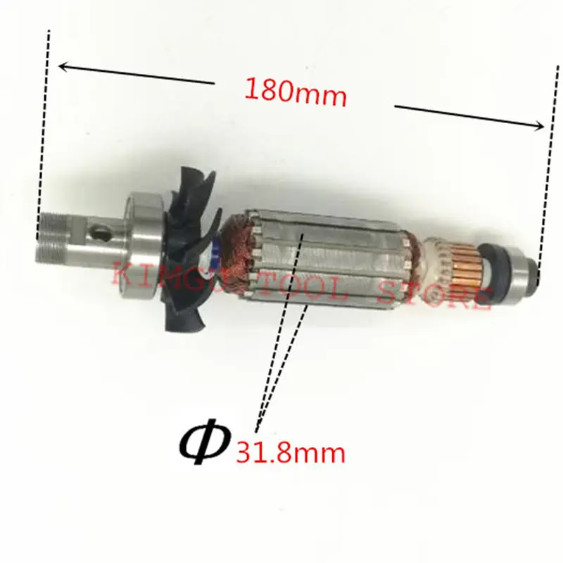 Роторный якорь 220 240 в арматура для MAKITA RT0700C 515844 0 518802 5|for makita|rotor armaturearmature makita |