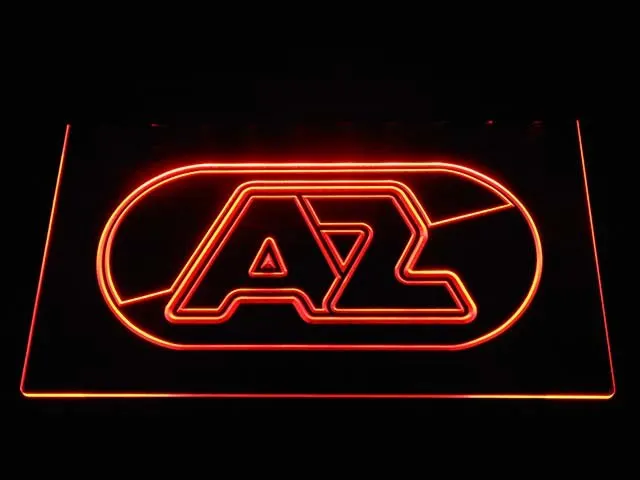 B1010 20+ Цвета 5 размеров AZ Alkmaar Zaanstreek Эредивизи футбол светодиодный неоновая вывеска для организаций и магазинов