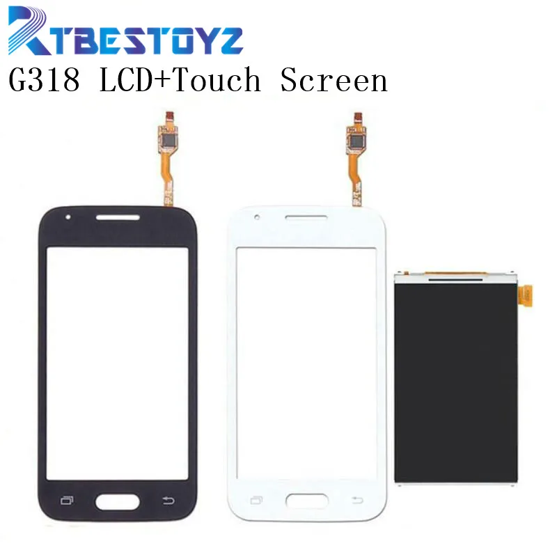 RTBESTOYZ 4.0&quot LCD Display With Touch Screen Digitizer Sensor Panel For Samsung Galaxy DUOS Ace NXT G313 G313H G313F | Мобильные