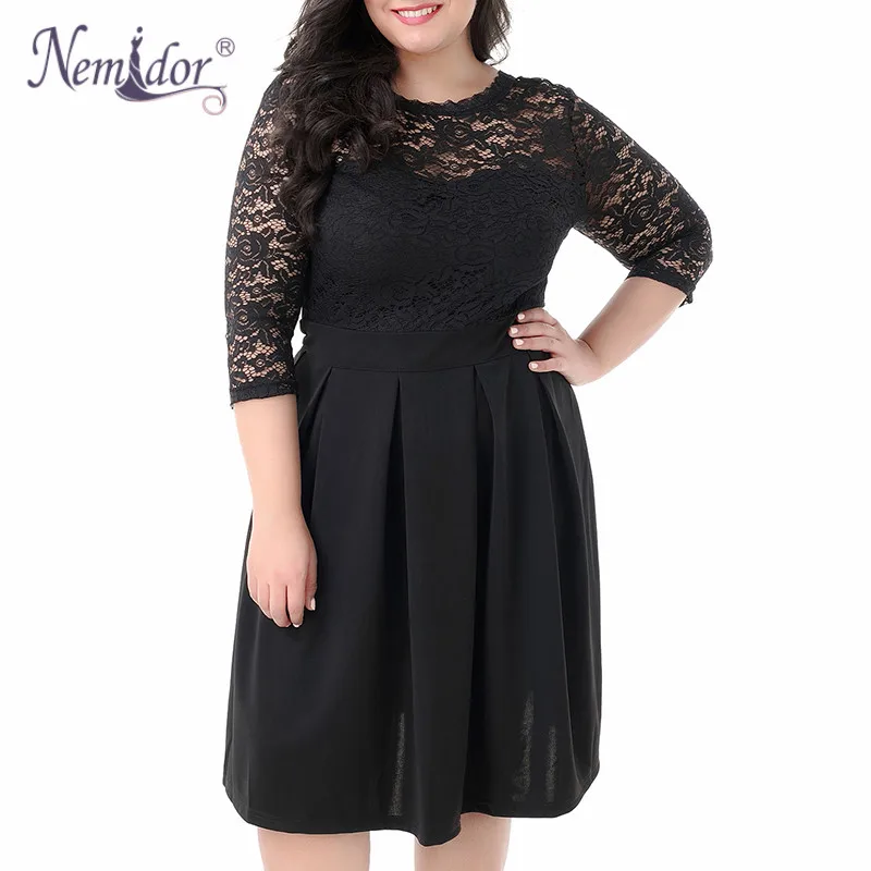 Женское винтажное кружевное платье-миди с открытой спиной и круглым вырезом |