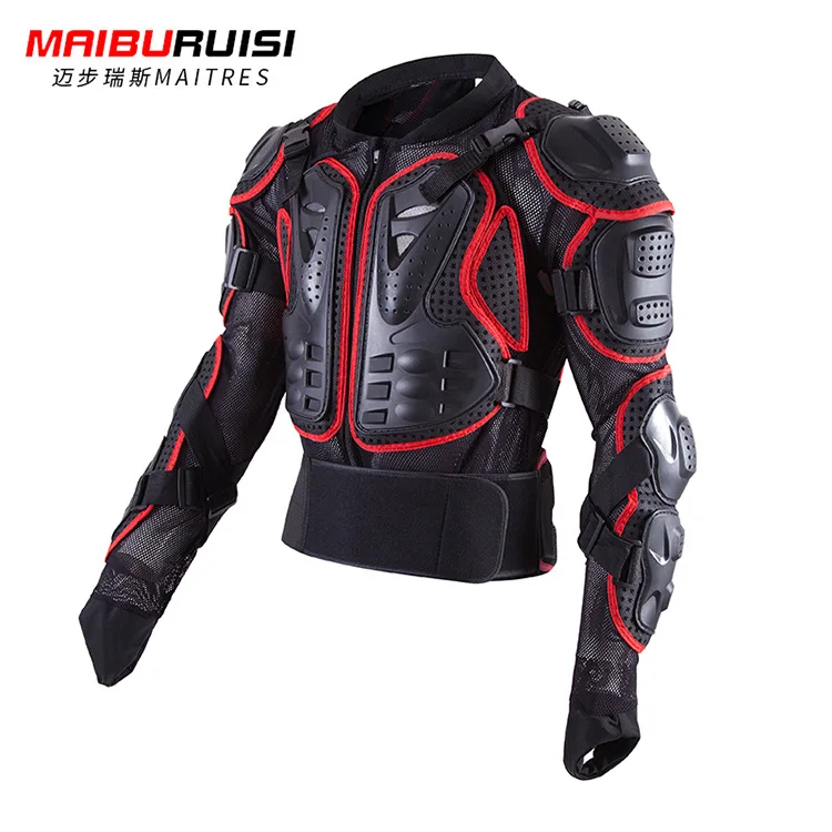 

Motorized armor clothing back movable off-road locomotive shatter-resistant clothing elbow back protector chest rider