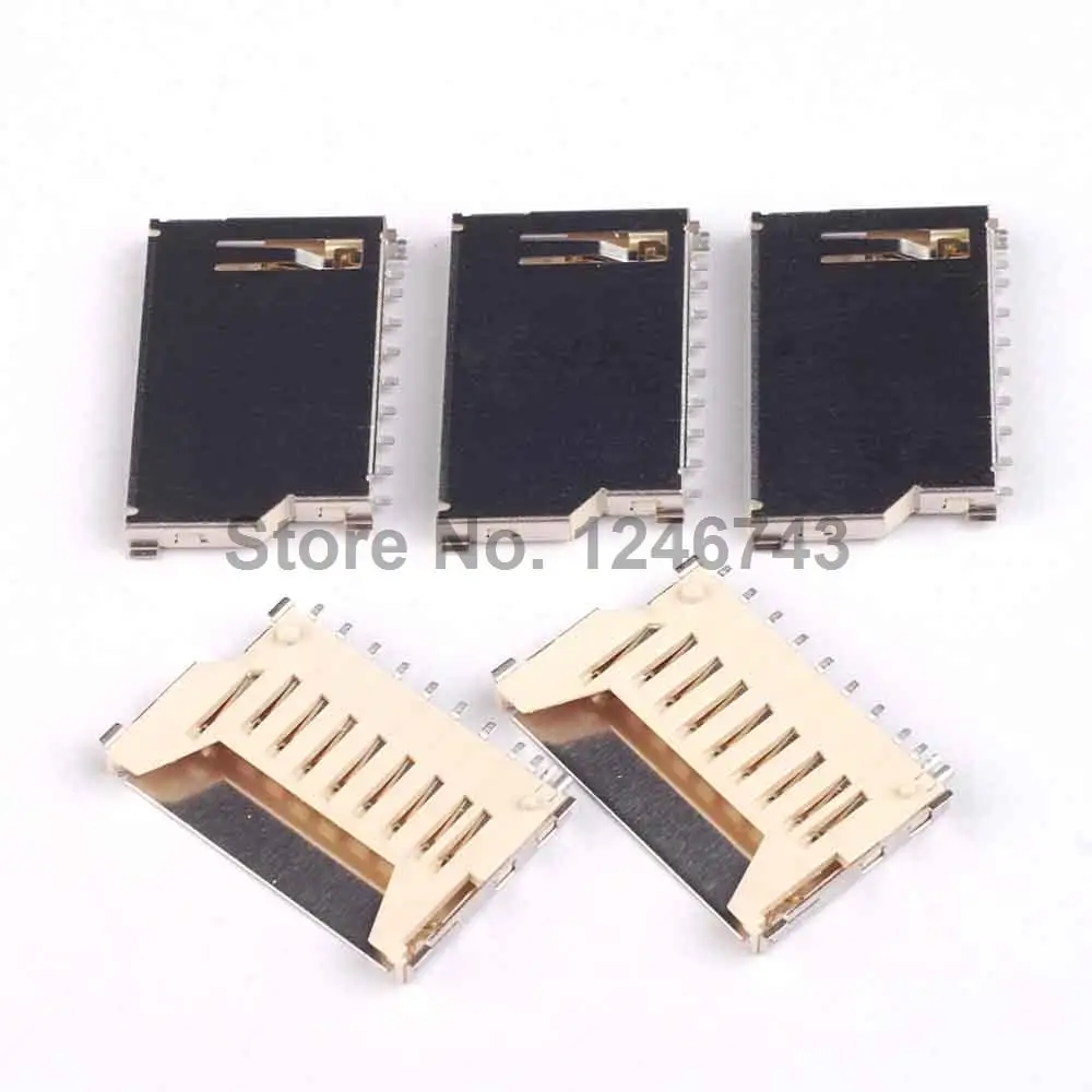 10 шт. не всплывающее гнездо для карты памяти MMC/sd слот карт хорошее качество и