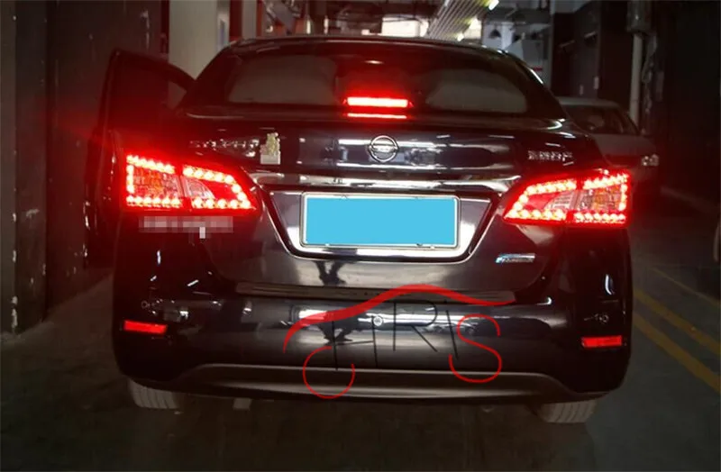 Автомобильный Стайлинг Фонарь задний светодиодный фонарь для Nissan Sentra 2014 2015|light