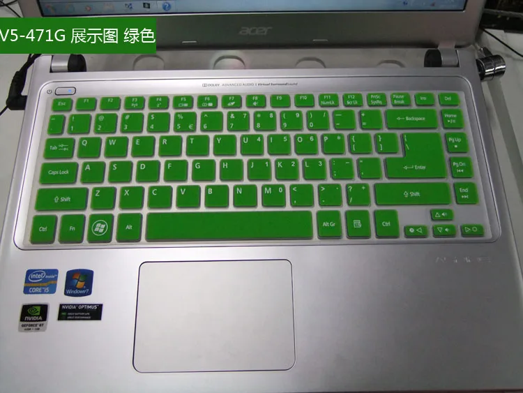 Силиконовый защитный чехол для клавиатуры Acer Timeline 4830T 3830T Aspire 4755G с защитой кожи T G