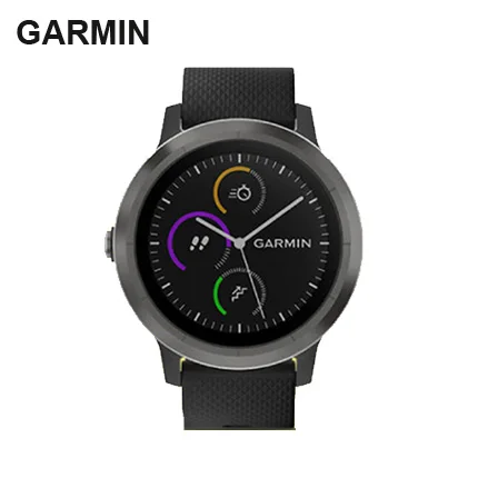 Спортивные водонепроницаемые цифровые часы GARMIN VIVOACTIVE 3 с пульсометром GPS glof|Часы