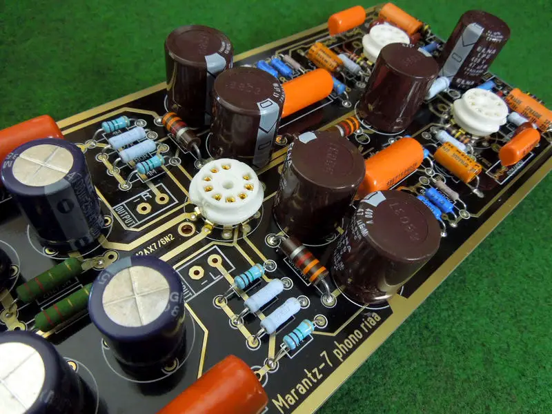 Hi End M7 вакуумная трубка Phono Riaa LP поворотный усилитель Fi стерео Marantz 7 сборная плата