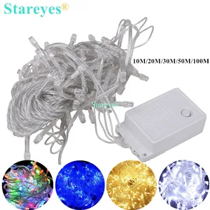 Гирлянда светодиодная разноцветная, 10203050100 м, 220 В, 1 шт.