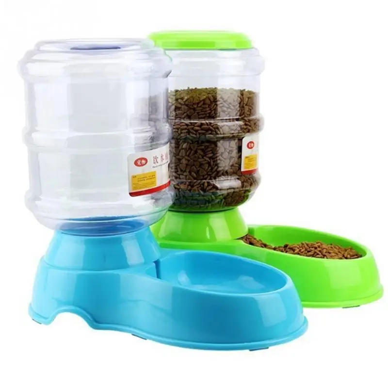 Pet Dog Cat автоматическая подача 3.5L блюдо для воды миска еды дозатор часть