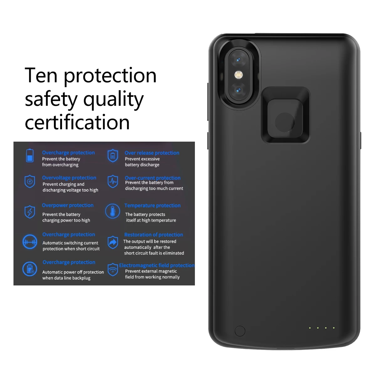 Чехол для Xiaomi mi x 3 5000 мА/ч зарядное устройство чехол телефона расширенный