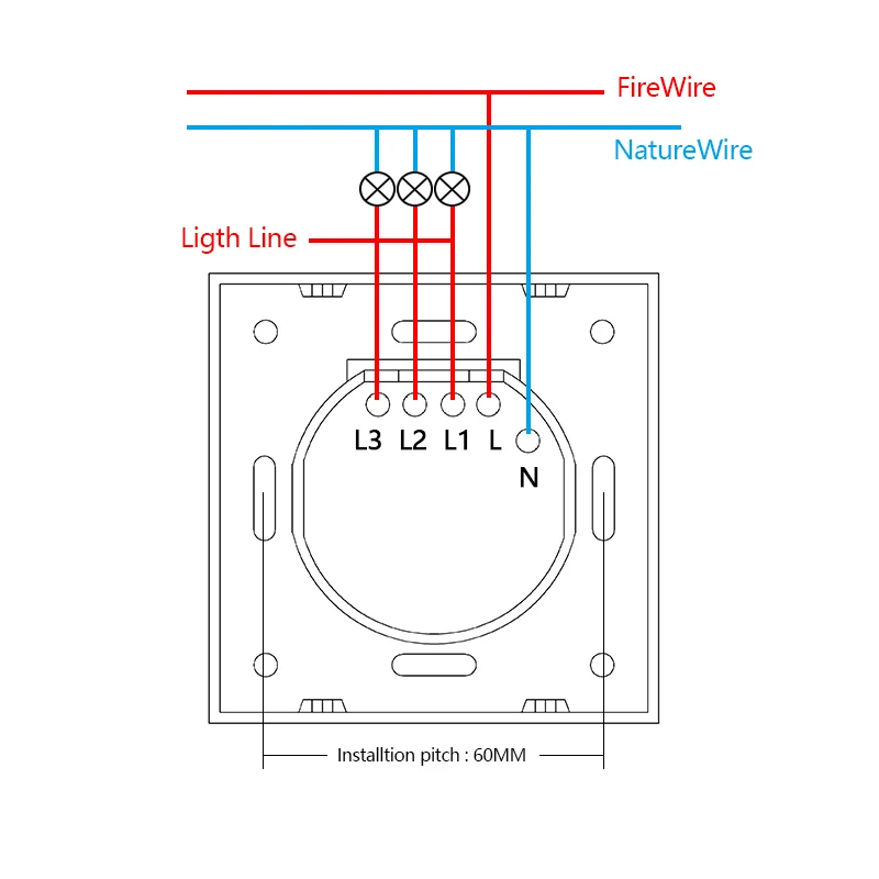 

Eruiklink Smart Wifi Light Switch Alexa Google Home Voice 1 Gang EU Type Touch Panel Timer 433mhz Works With Sonoff RF Bridge