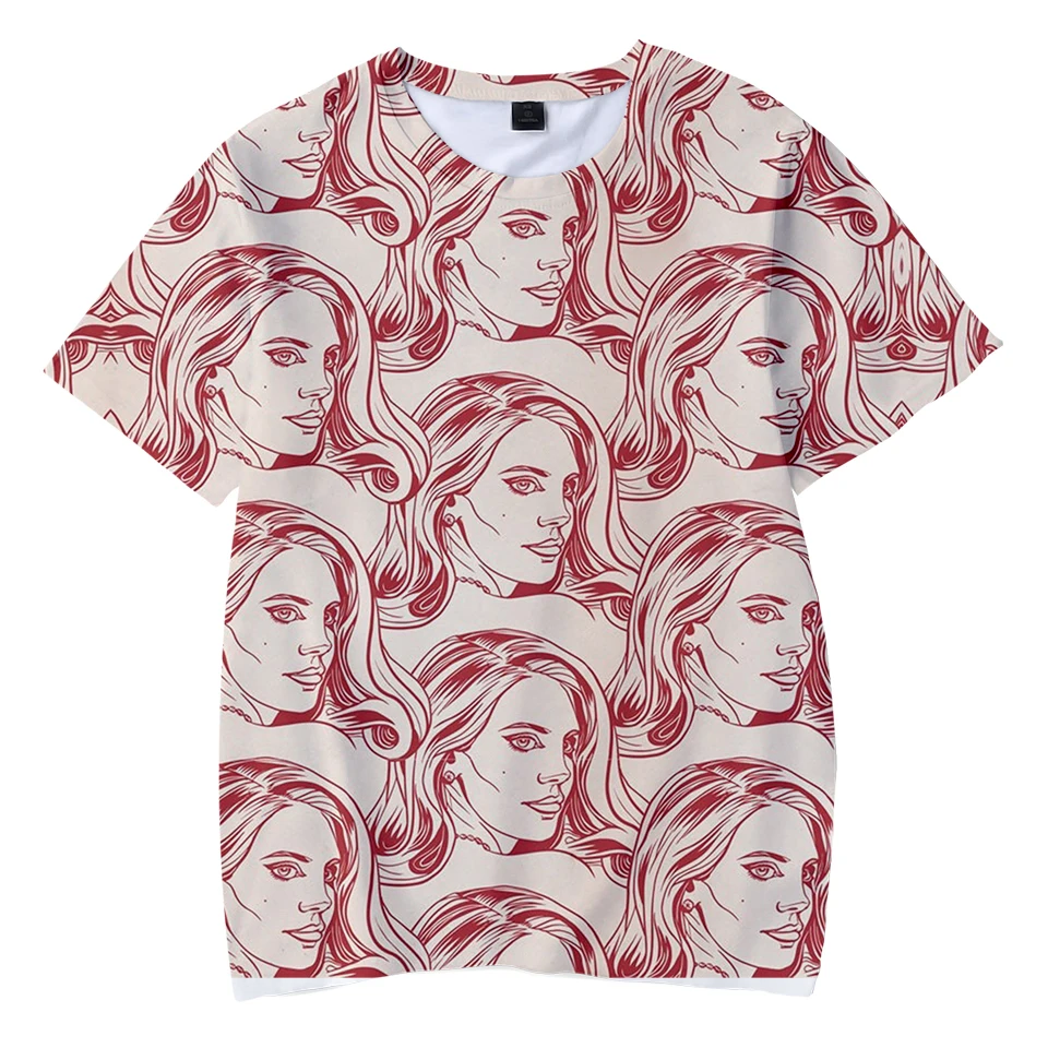 Детская футболка с 3D принтом Lana Del Rey мягкая круглым вырезом и повседневная одежда