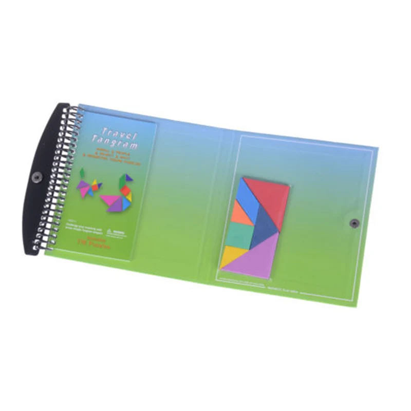 Подарок для детей книга с загадками 176 Магнитный Танграм игрушечные лошадки