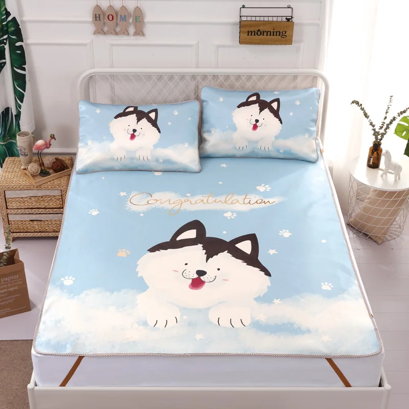 Набор ковриков из трех частей с изображением северных пальмовых листьев кактуса