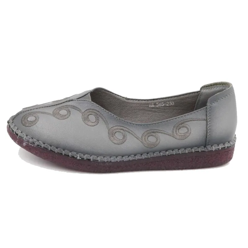 Высокое качество бренд 2019 года весенние женские туфли на плоской подошве женская