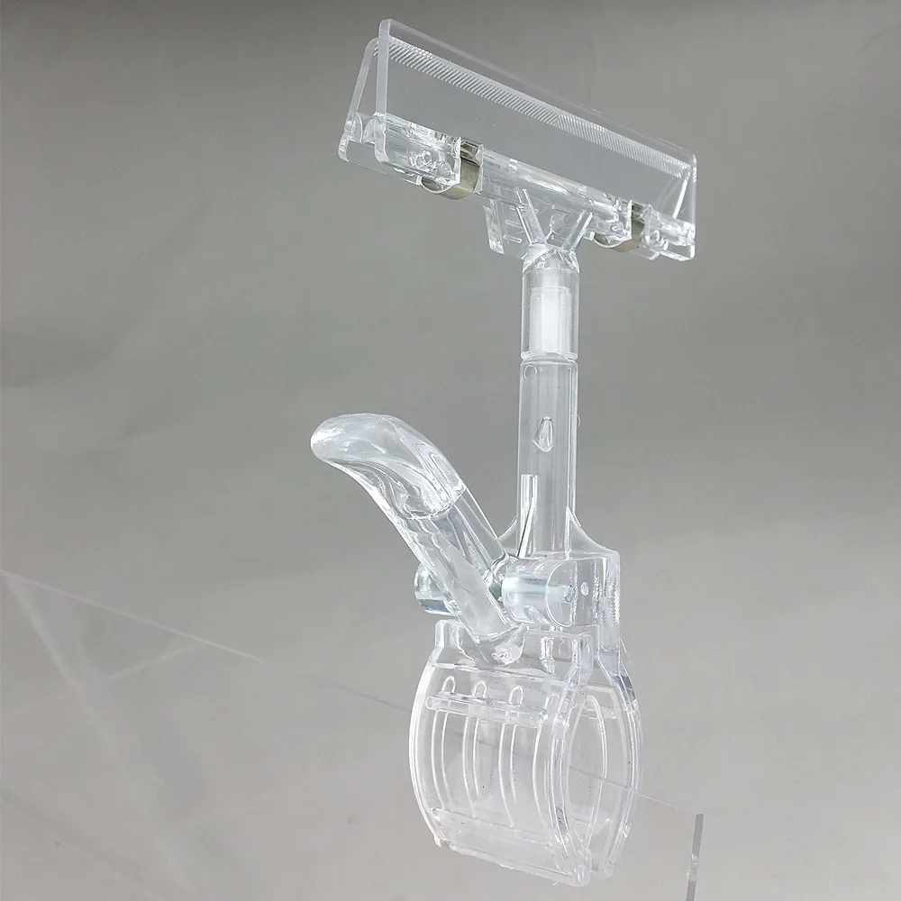 Поп пластиковый ПК большой открытый размер поворотный зажим цена бирка значок