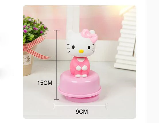 1 шт. мультфильм KT Melody Doraemon стежка Микки ручной коленчатый поворотный музыкальная шкатулка