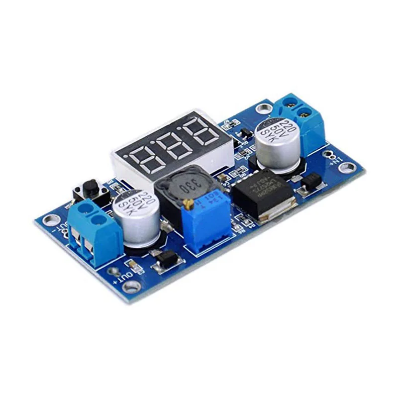 LM2577 DC регулируемый Повышающий Модуль питания 3 значный дисплей|Инверторы и