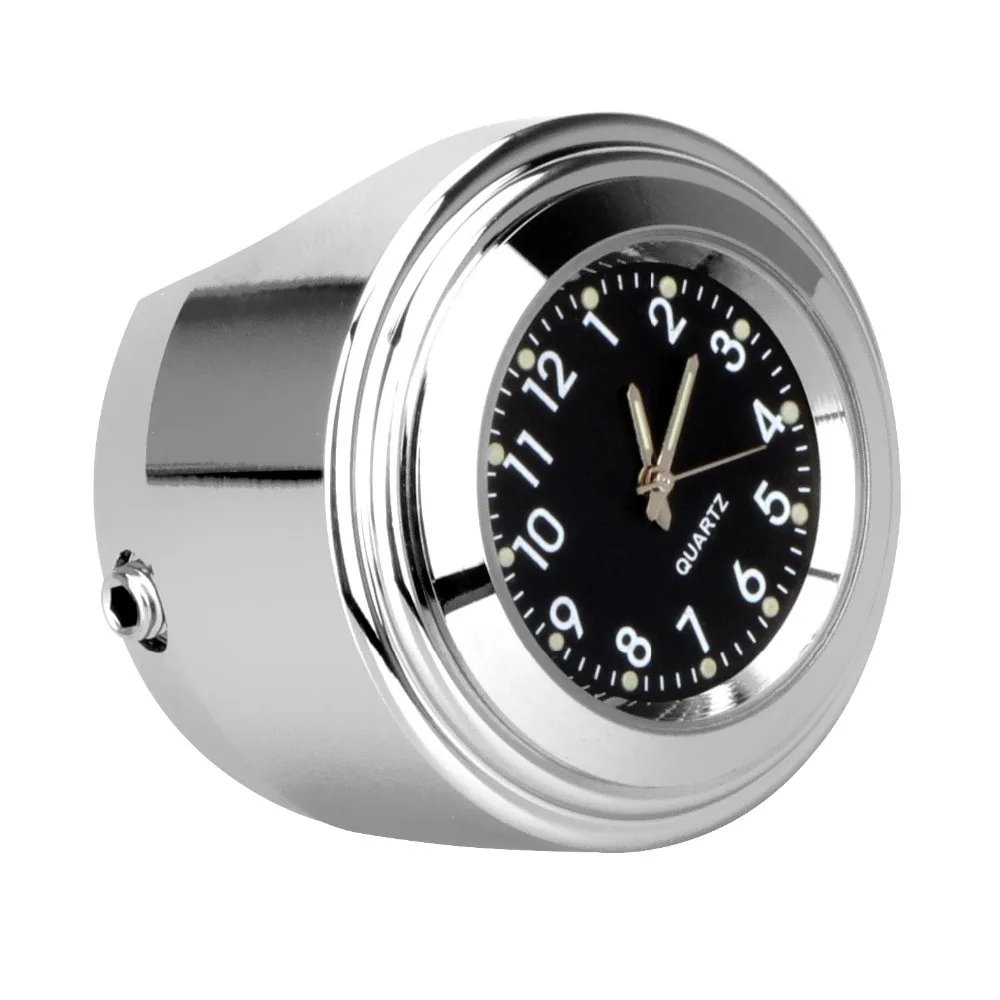 1 шт. авто мотоцикл руль крепление кварцевые часы водонепроницаемые 7/8 &quot1&quot