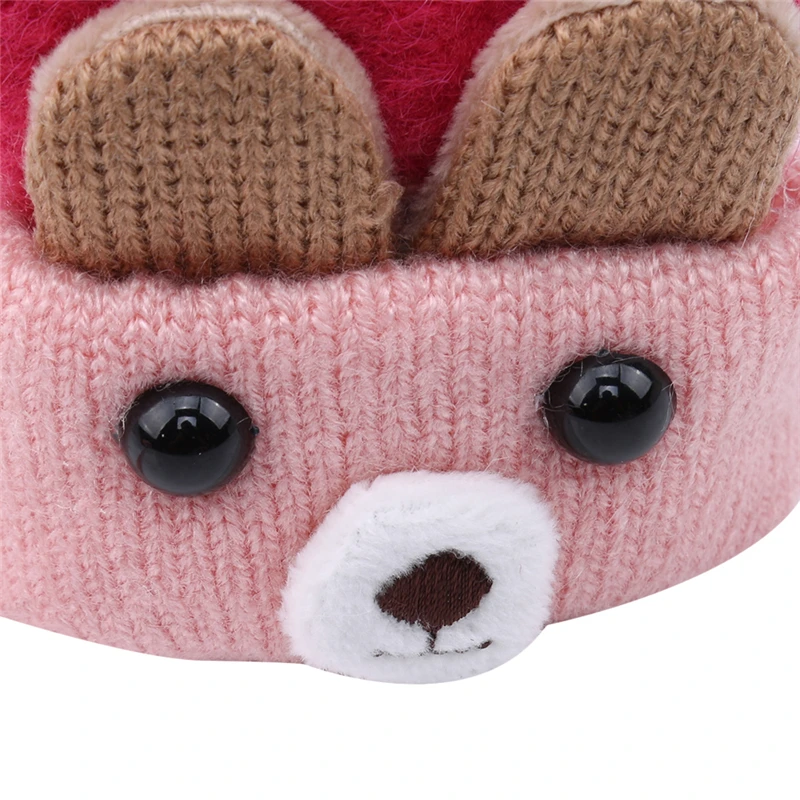 Hot Sale Children Girls Boys Winter Cartoon Bear Patchwork Keep Warm Mittens Gloves 1-4 years | Детская одежда и обувь