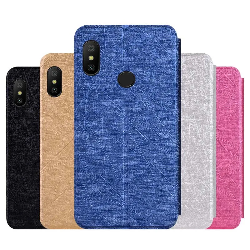 Супер тонкий модный кожаный флип чехол для телефона Xiaomi mi A2 Lte Red S2 6 4A Pro 4 Note 4X 5