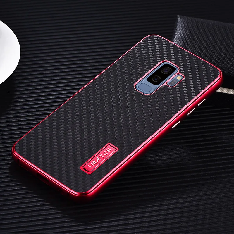 Для samsung Galaxy S9/S8 Plus чехол Роскошный металлический алюминиевый бампер чехол из углеродного волокна Защитный чехол s для samsung Galaxy S9 S8 чехол