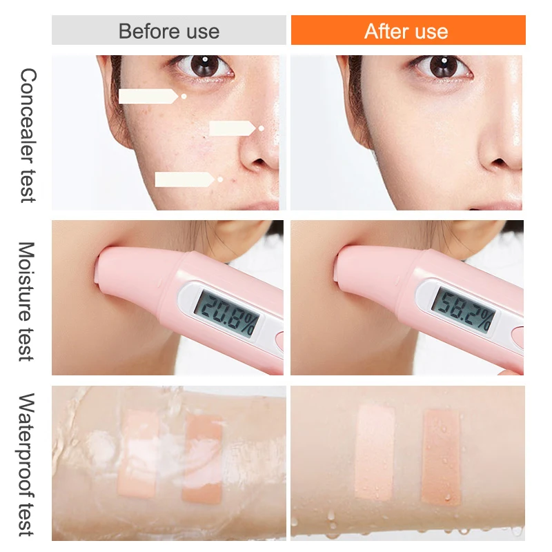 Горячая жидкость основа для лица полное покрытие консилер Осветляющий праймер BB