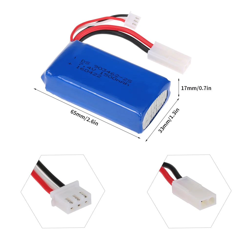 Оригинальный FT009 7 4 V 1500 mAh Li-Po батарея лодка запасная часть для Feilun RC | Игрушки и