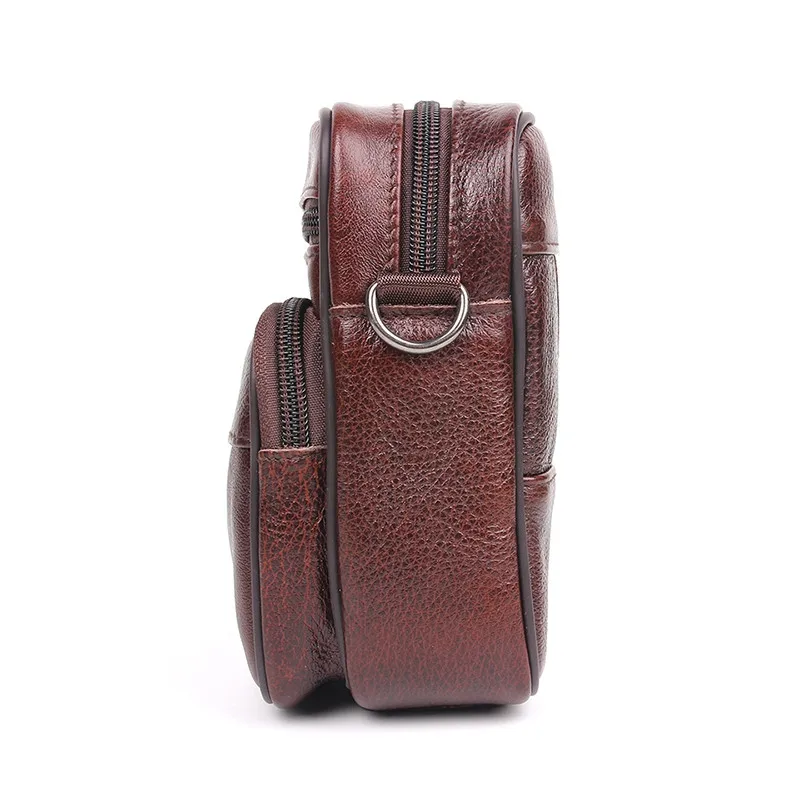 Genuino Сако de couro Homens DOS sacos де pequeno клапаном Сумки на плечо Bolsas ombro masculino делать mensageiro |