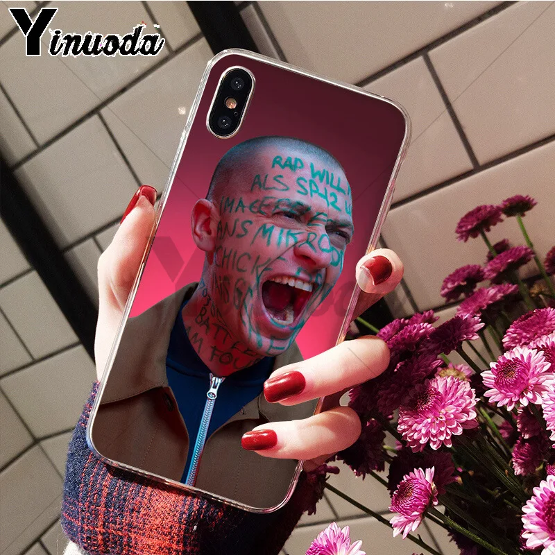 Yinuoda русский рэпер Oxxxymiron ТПУ Мягкий силиконовый чехол для телефона чехол для iPhone 6S 6plus 7plus 8 8Plus X Xs MAX 5 5S XR - Цвет: A10