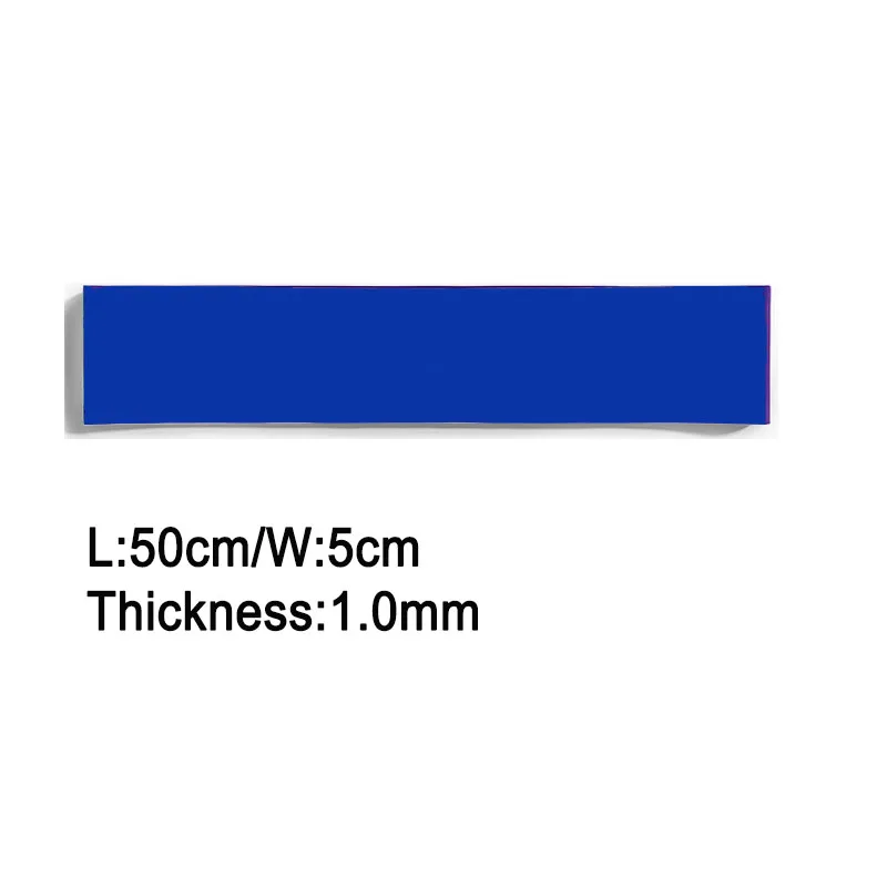 RB-Blue500x50x1-0 1 шт. эластичные резинки для упражнений, йоги, пилатеса, тренировки, фитнеса, йоги, растягивающиеся веревки, 5 цветов - Цвет: RB-Blue500x50x1-0