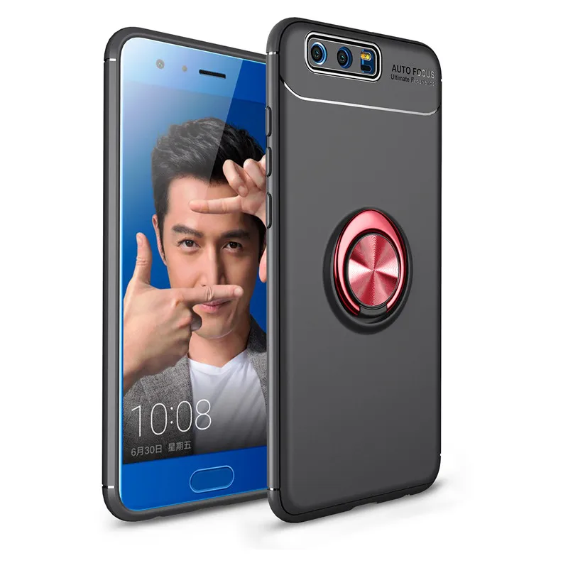 Чехол для Huawei P20 lite Nova 3e 3 2s металлический кольцевой держатель противоударный