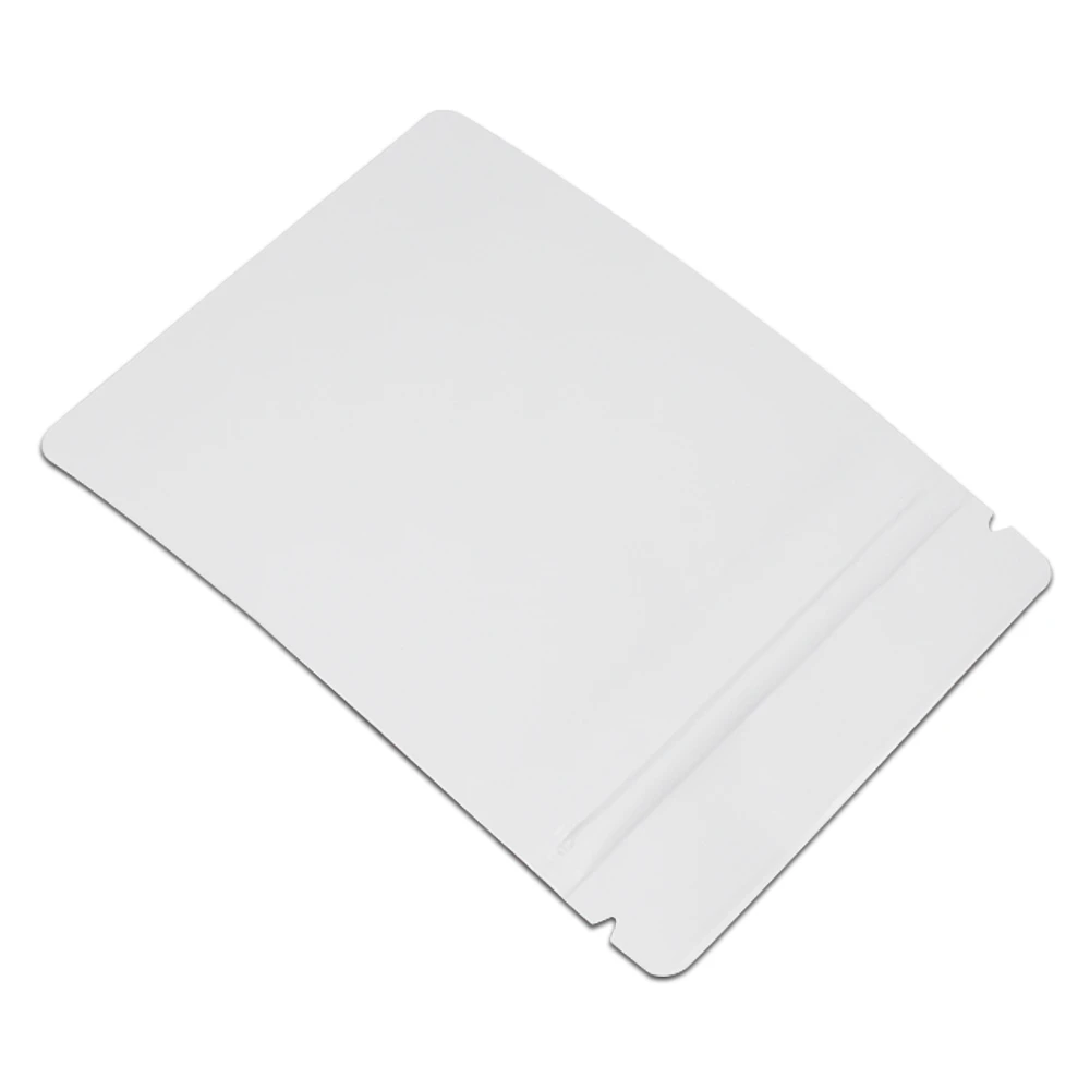 100 шт./лот молния самоблокирующийся матовый белый/черный пакет для хранения гаек