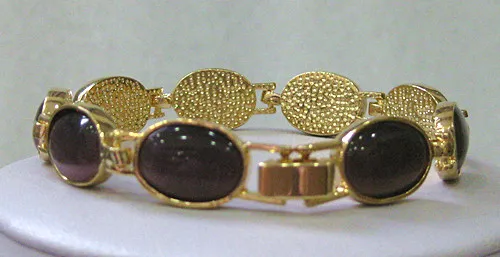 wholesale high quality 18KGP inlay oval Jade AAA Bracelet fashion jewelry#b03 | Украшения и аксессуары