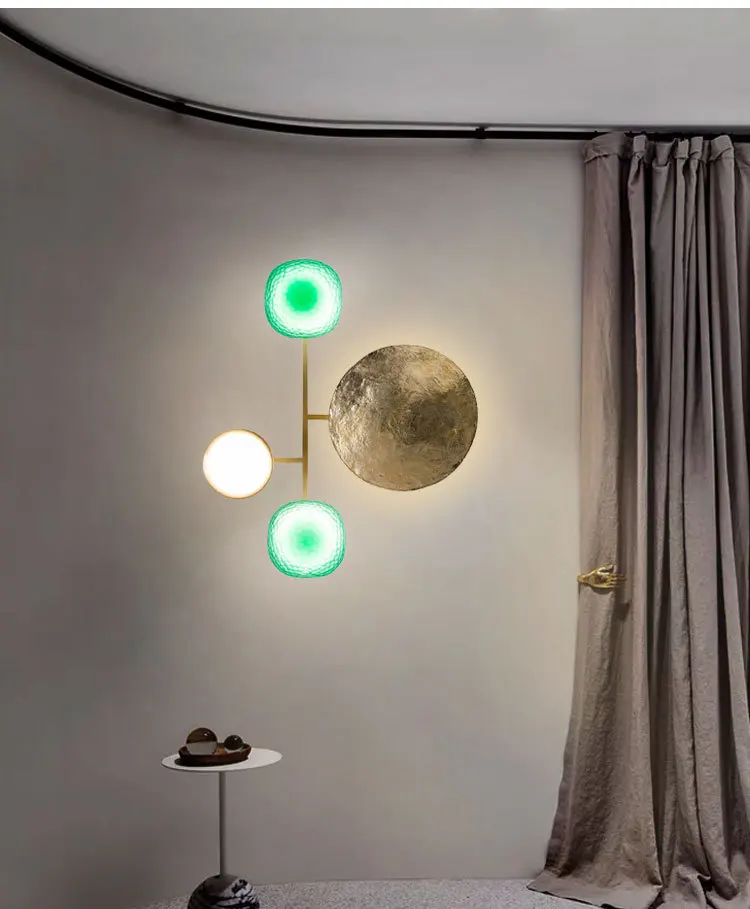 Современный настенный художественный светильник для гостиной роскошная