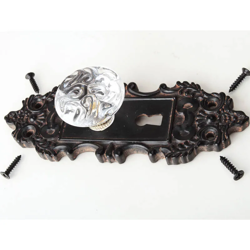 Средиземноморские настенные дверные ручки европейские антикварные деревянные