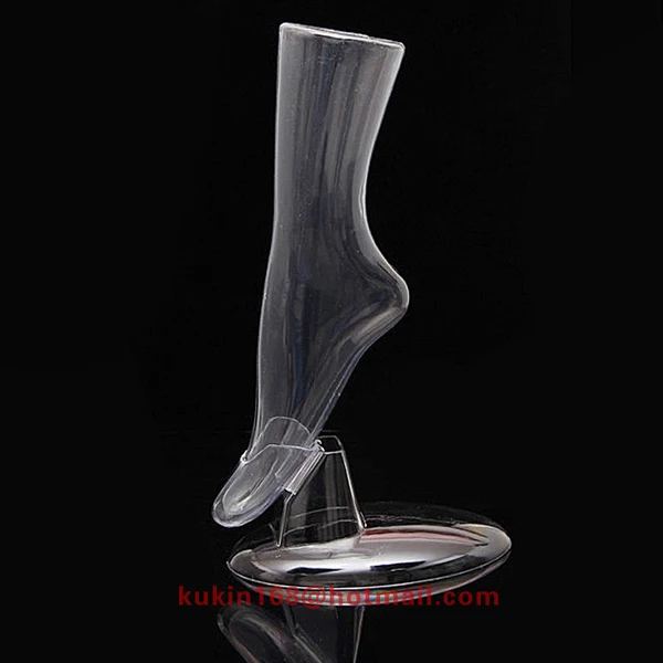 Transpare ножная модель используемая для отображения носков демонстрационный