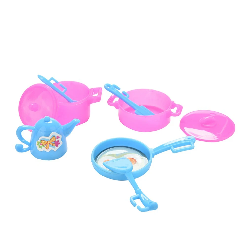 7 предметов/набор имитация мини посуда кукольные Кухонные Игрушки для раннего