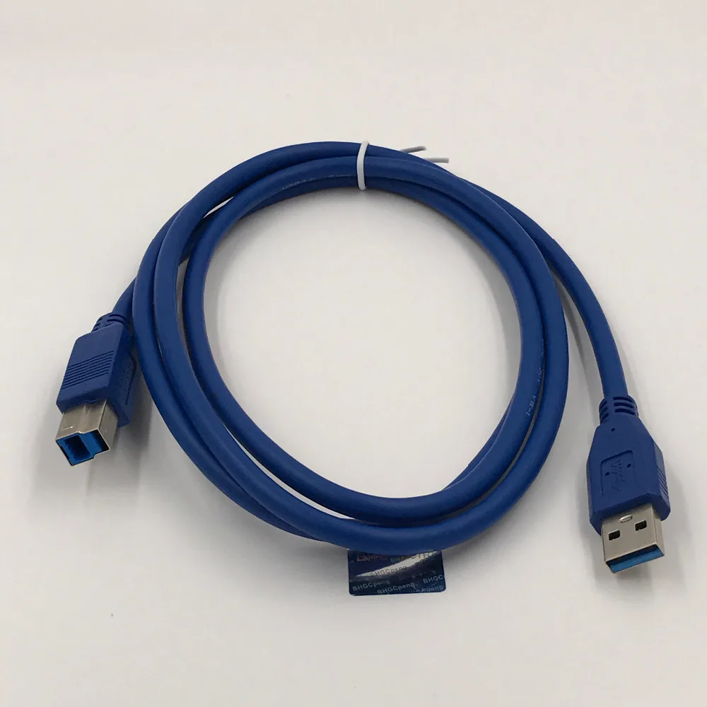 USB3.0 кабель для печати между штыревыми соединителями передачи данных A штыревыми и B штыревыми для Cannon Lexmark EPSON Dell принтер сканер 1,8 м 3 м 1 шт