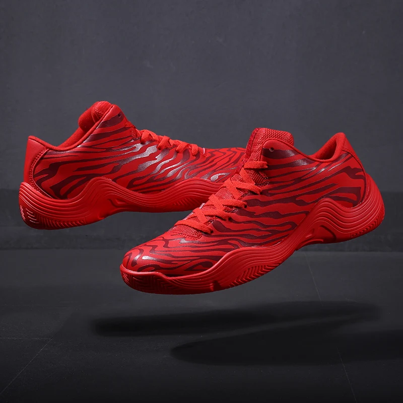 Мужские кроссовки высокого качества подлинные Дешевые баскетбольные обувь в