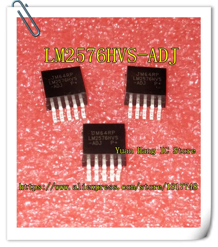 

50PCS/LOT LM2576HVS-ADJ LM2576HVS LM2576-ADJ TO263 3A adjustable switching regulator