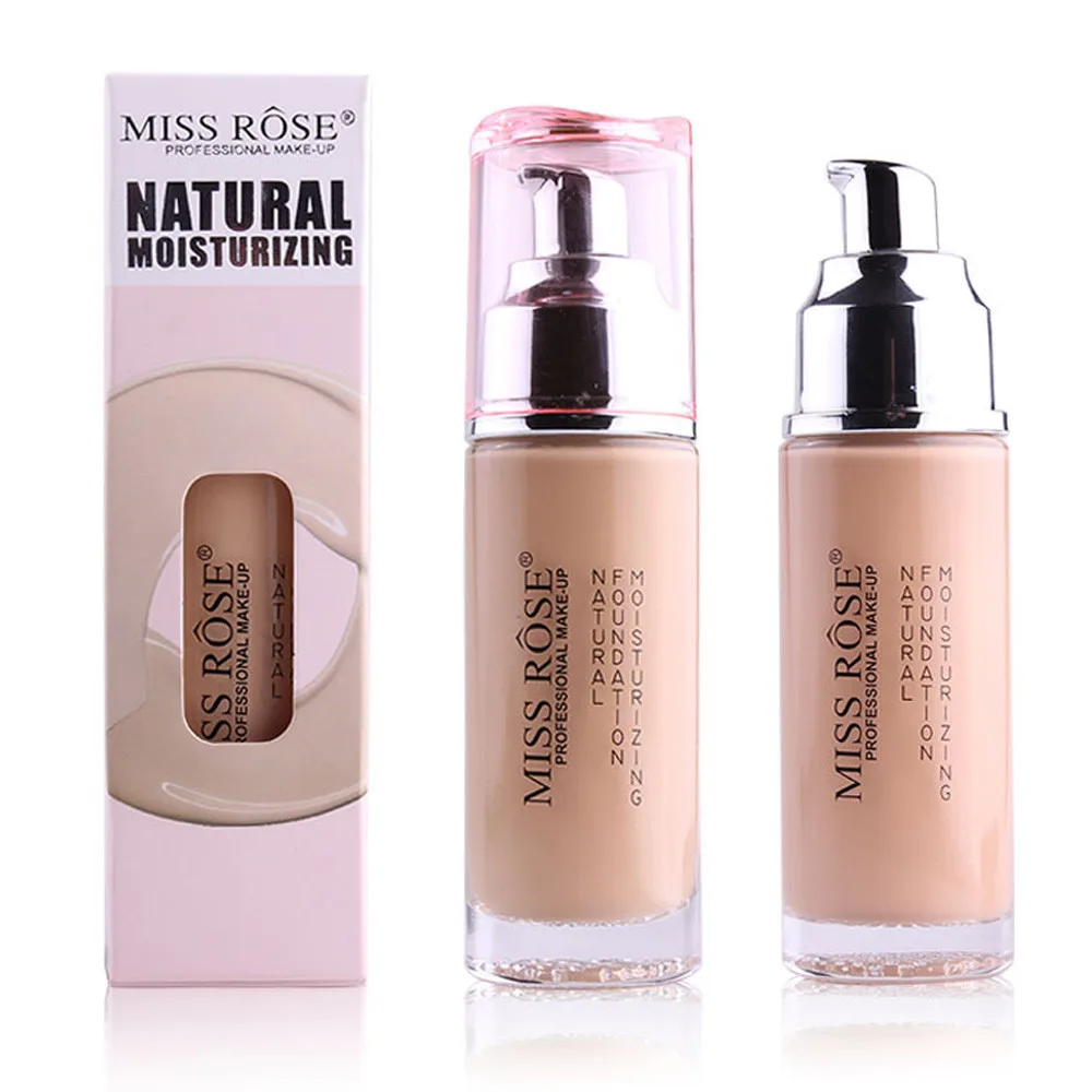MISS ROSE 12 цветов Косметическая жидкая основа для лица водостойкая макияжа 50 г