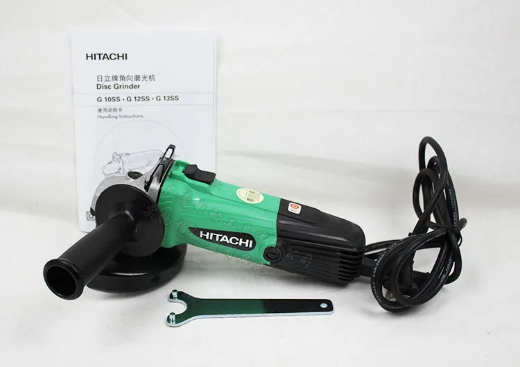 Япония HITACHI G13SS угловая шлифовальная машина 125 мм Угловая шлифовальная машина для металла шлифовальная и режущая машина Входная мощность: 580 Вт 10000/мин - Цвет: G13SS