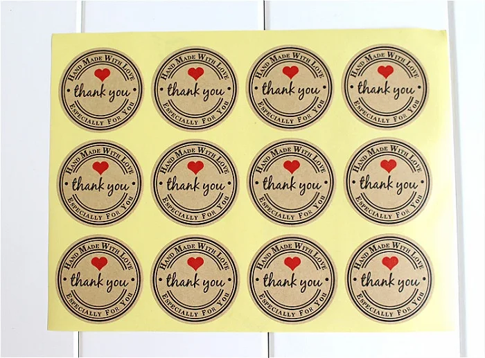 Товары для праздников 12 шт./компл. уплотнительные Стикеры конфет коробок печенья