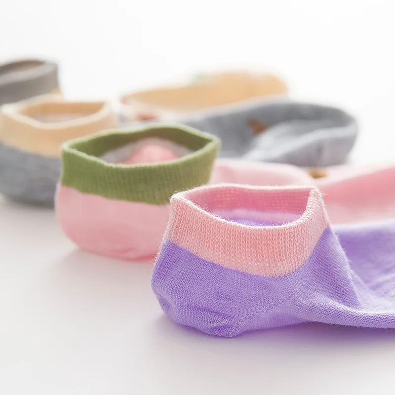 Женские Носки Summer Животных Милый Мультфильм Мелких Шаблон Хлопчатобумажные